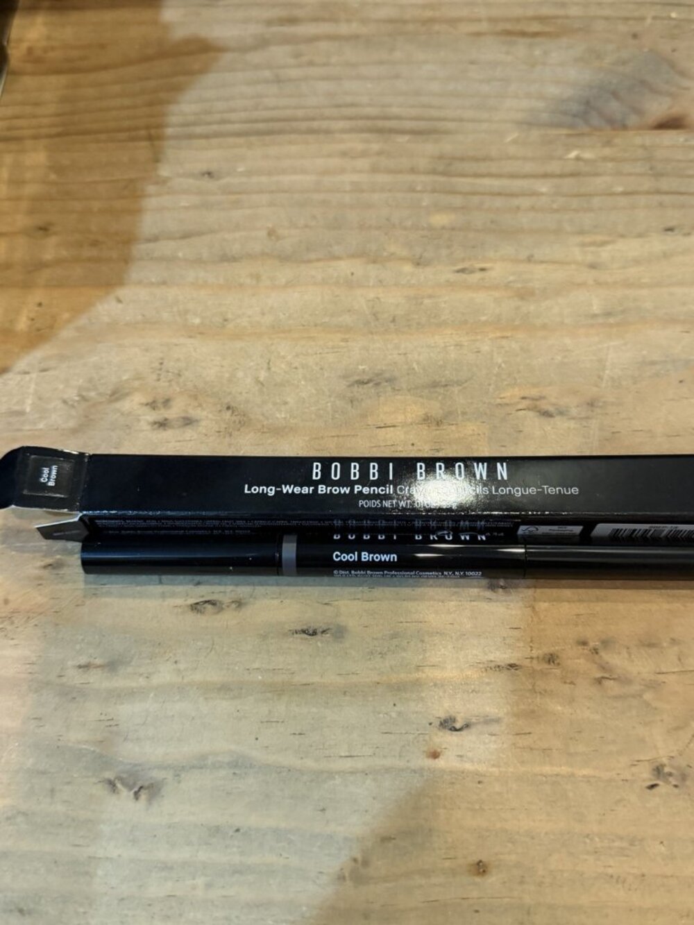 Bobbi Brown Long-wear Brow Pencil Full Size Cool Brown  .01oz/.33g, New W/ Box